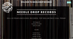 Desktop Screenshot of needledroprecords.com